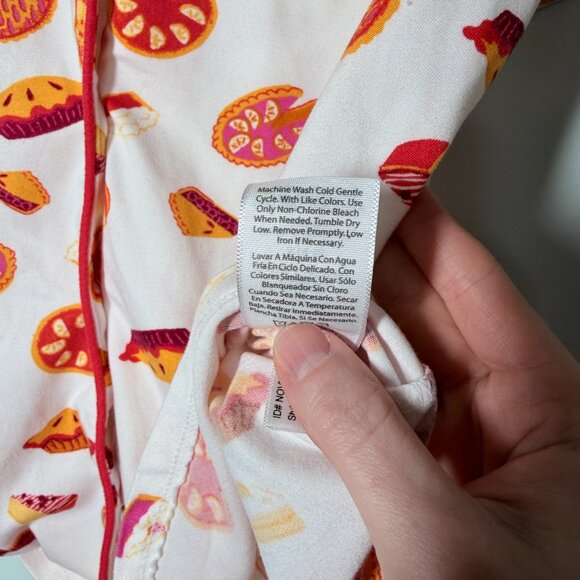 Joyspun 2-piece Pajama Set w/Pies & Desserts in Women's Small Super Soft Pockets - Picture 9 of 9
